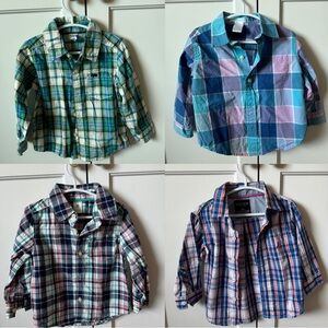 18 mo plaid shirt bundle